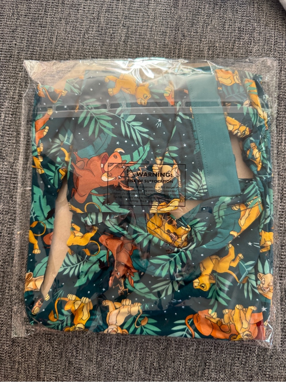 Little Sleepies Disney Lion King Simbas Sky Short Sleeve Pajamas 2T - Picture 3 of 4